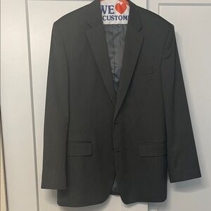 Elegant Charcoal Men's Blazer